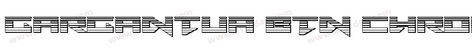 Gargantua BTN Chrome字体转换